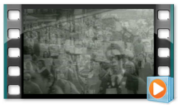 Picture of SELMA Lesson Prompt - Univ Newsreel Pettus Bridge PART 1