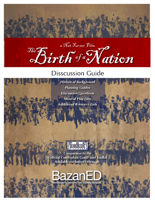 Picture of The Birth of a Nation Discussion Guide