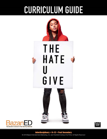 Picture of THE HATE U GIVE - Curriculum Guide